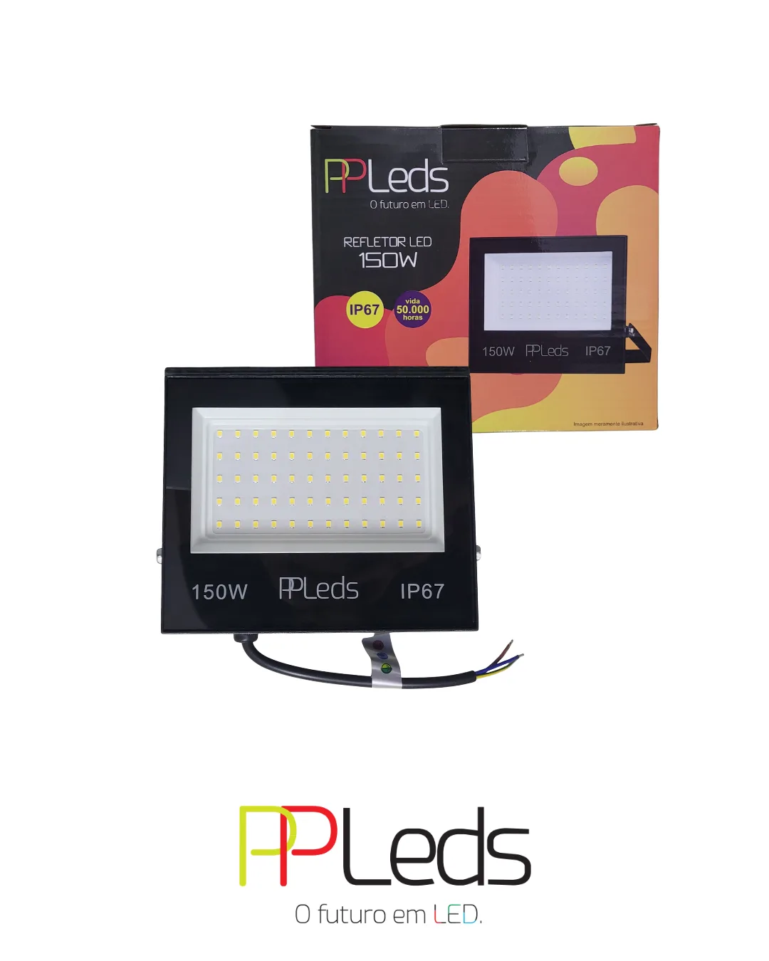 Refletor de Led 150W, 6000K IP67